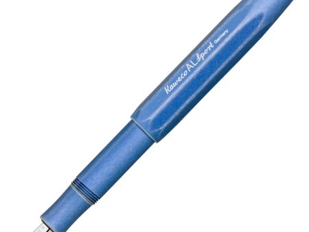 Kaweco AL Sport Fountain Pen with Optional Clip - Stonewashed Blue Sale